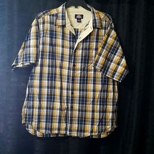 Plaid Dickies Buttom Down Shirt